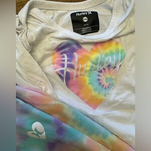 3/ $20. Hurley tie dye 24 month pants and onsie set
